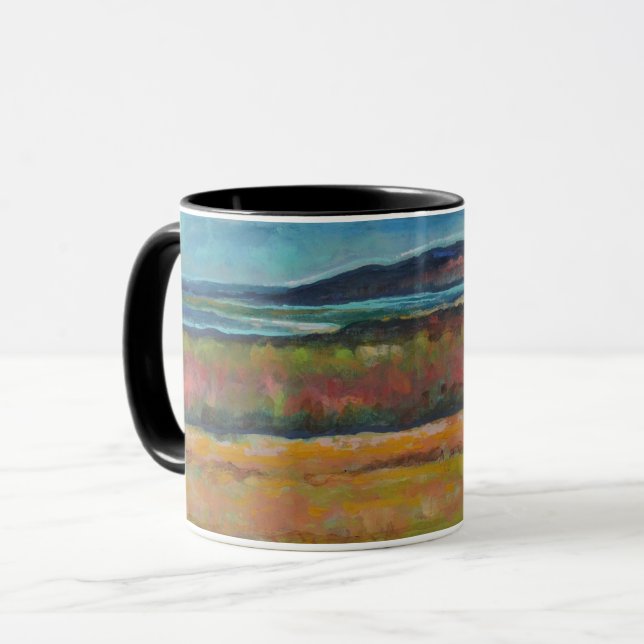 Coastal Shore Painted Artwork Mug (Front Left)
