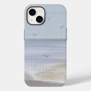 Coastal Shoreline Beach Watercolor Case-Mate iPhone 14 Case