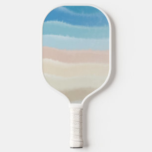 Coastal Shoreline Salty Waves Pickleball Paddle