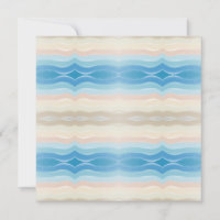 Coastal Shoreline Salty Wavy Repeat Pattern 