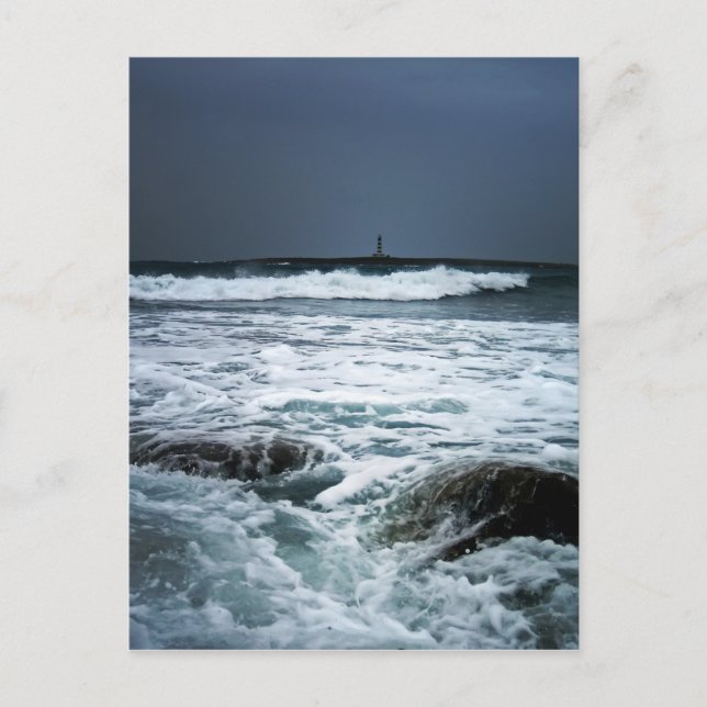 Coastal sorm, Menorca Postcard (Front)