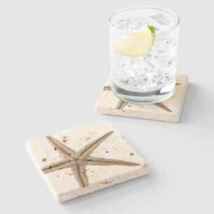 Coastal Starfish Drink Coaster, Stone Stone Coaster