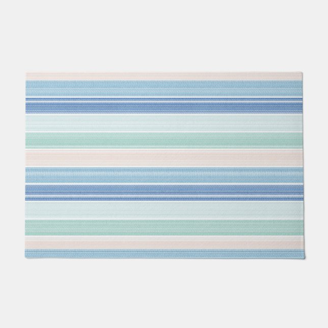 Coastal Stripes Doormat (Front)