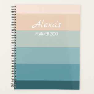 Coastal Stripes Planner
