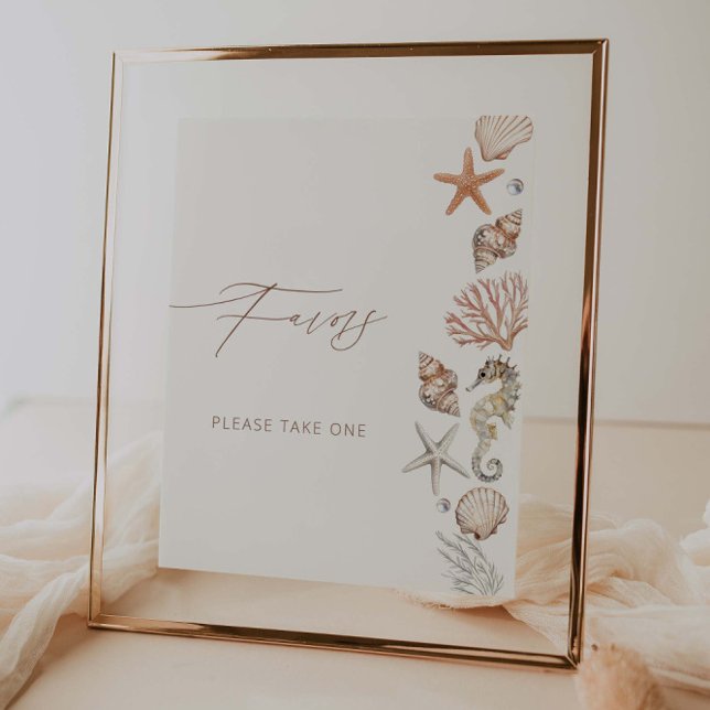  Coastal SummerBridal Shower Favours Poster (Creator Uploaded)