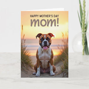 Coastal Sunset Mothers Day Card