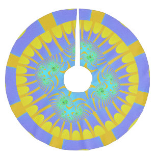 Coastal Sunshine Bomb Brushed Polyester Tree Skirt