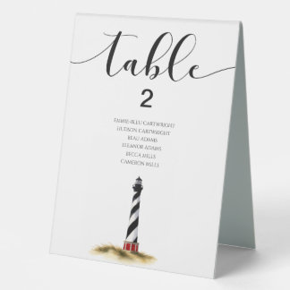 Coastal Table Signs