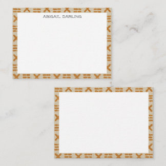 Coastal Texture Paper Fiber Art Card