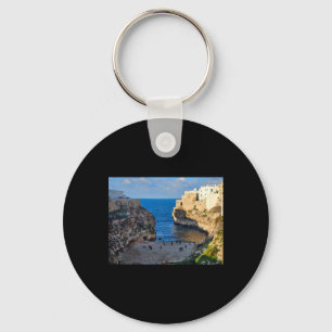 Coastal Town Monopoli Sticker Key Ring