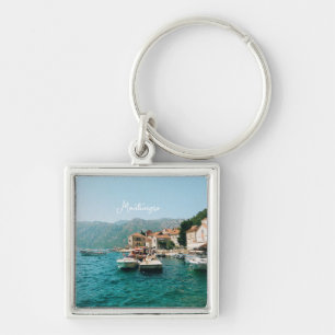 Coastal town of Perast, Montenegro Key Ring