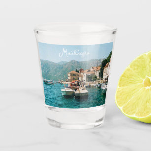 Coastal town of Perast, Montenegro Shot Glass