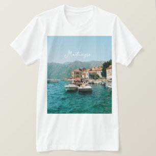 Coastal town of Perast,  Montenegro  T-Shirt