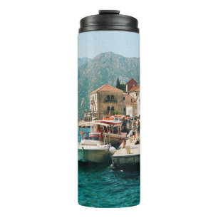 Coastal town of Perast, Montenegro Thermal Tumbler