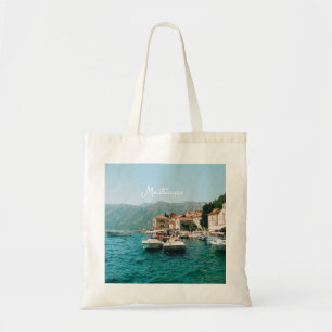 Coastal town of Perast,  Montenegro  Tote Bag