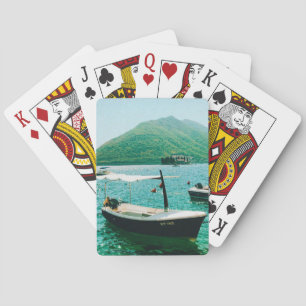 Coastal town Perast, Montenegro Playing Cards