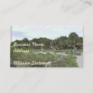 Coastal Trail Photo in Soft Plastic Business Card