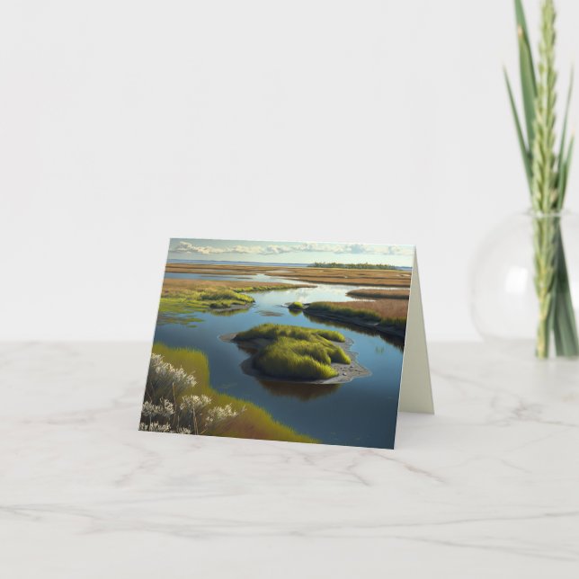 Coastal Tranquility Card (Front)