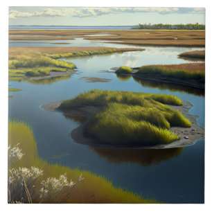 Coastal Tranquility Ceramic Tile