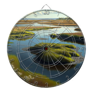 Coastal Tranquility Dartboard