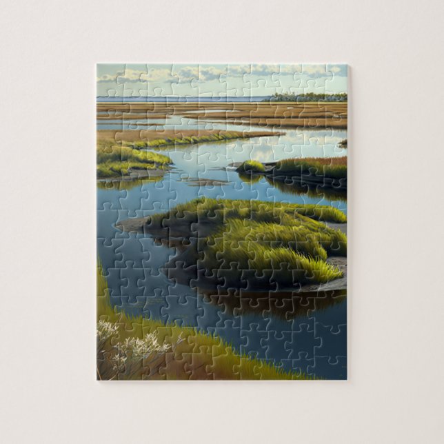 Coastal Tranquility Jigsaw Puzzle (Vertical)