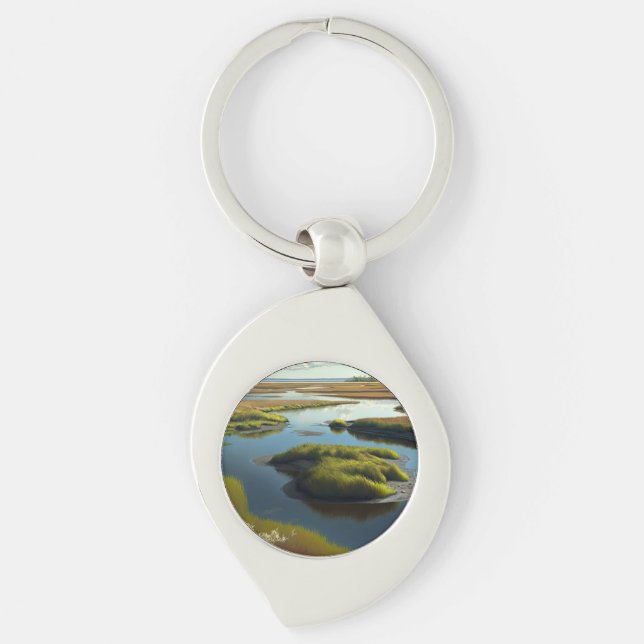 Coastal Tranquility Key Ring (Front)