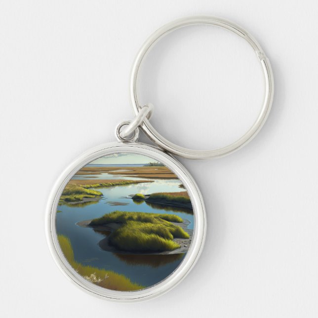 Coastal Tranquility Key Ring (Front)