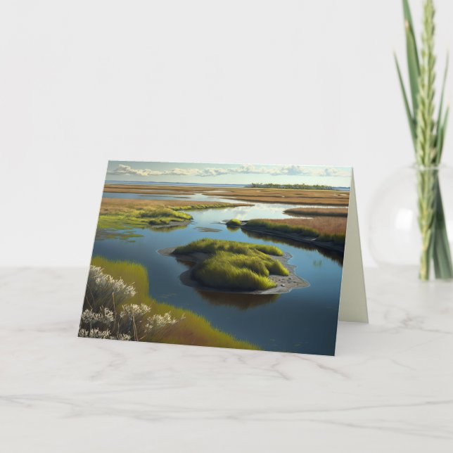 Coastal Tranquility Note Card (Front)