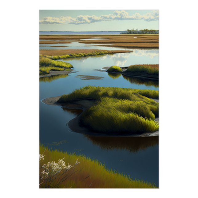 Coastal Tranquility Poster (Front)