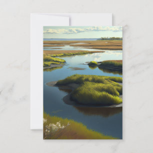 Coastal Tranquility Thank You Card