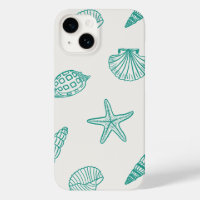 Coastal Treasure Teal Ivory