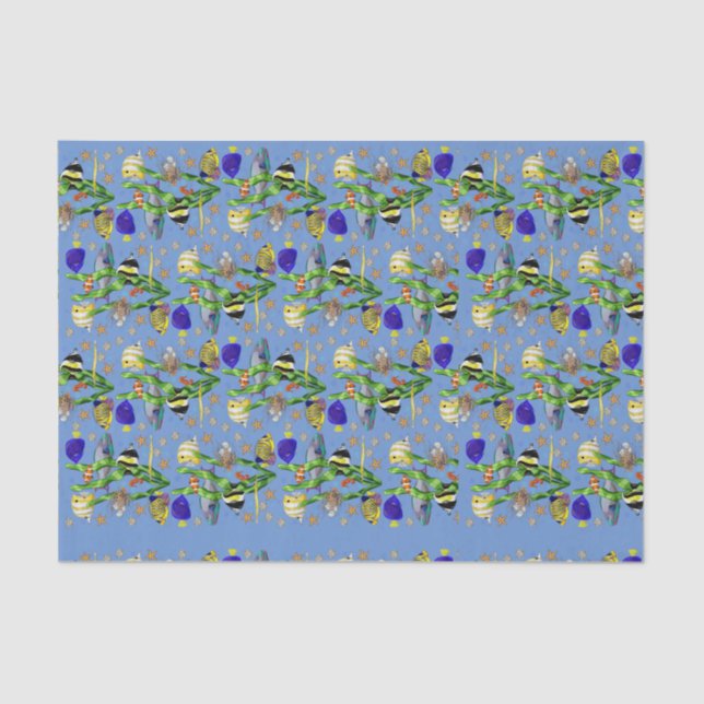 Coastal tropical fish  tissue paper (Front)