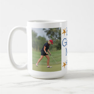 Coastal Two-Photo Best Golfing Mum Ever Coffee Mug