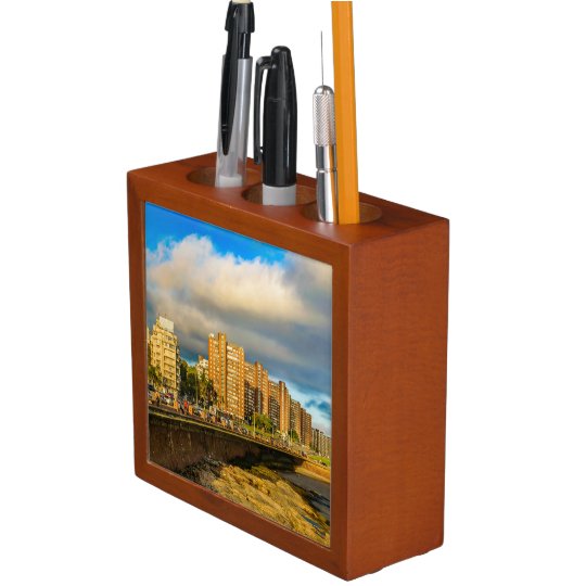 Coastal Urban Scene, Montevideo, Uruguay Desk Organiser