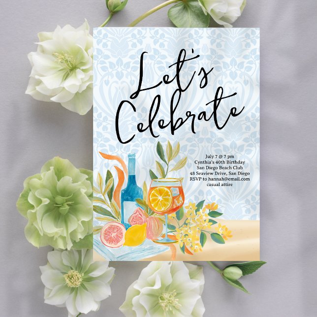 Coastal Vibes Celebration Invitation (Creator Uploaded)