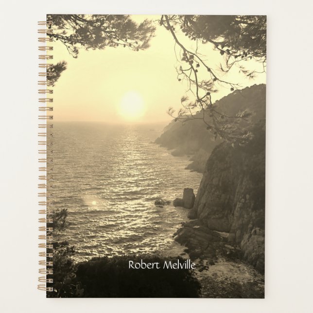 Coastal view, evening light planner (Front)