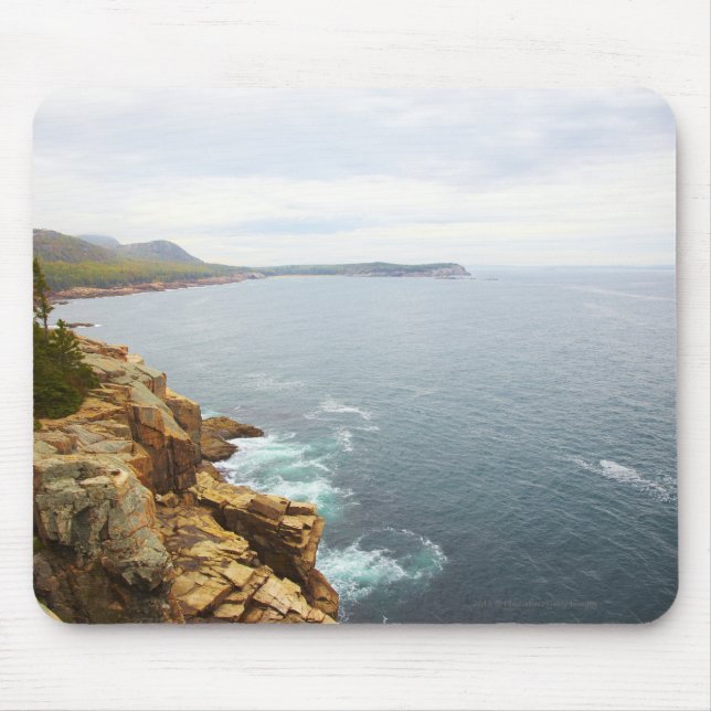 Coastal View of Acadia National Park Mouse Pad (Front)