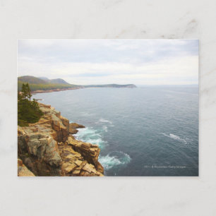 Coastal View of Acadia National Park Postcard