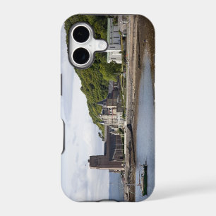 Coastal view with historic buildings, Oban,