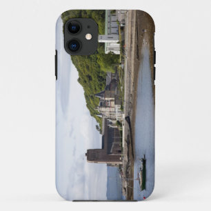 Coastal view with historic buildings, Oban, iPhone 11 Case