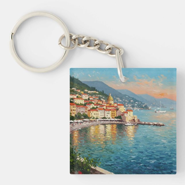 Coastal Village Key Ring (Front)