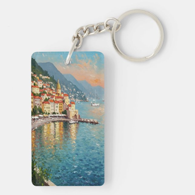 Coastal Village Key Ring (Back)