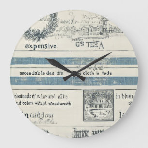 Coastal Wall Clock with Nautical Details