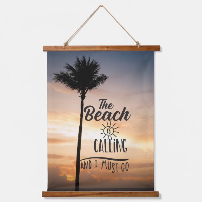 Coastal Wall Decor Hanging Tapestry (Front)