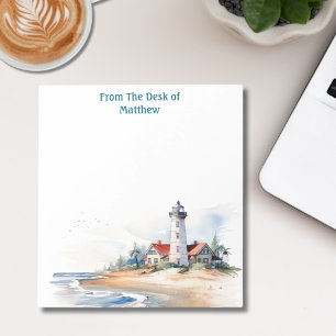 Coastal Watercolor Custom Notepad