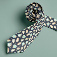 Coastal Watercolor Oyster & Pearl Pattern
