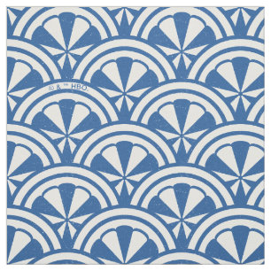Coastal Waves Pattern - The White Lotus Fabric