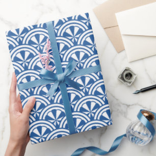 Coastal Waves Pattern - The White Lotus Wrapping Paper