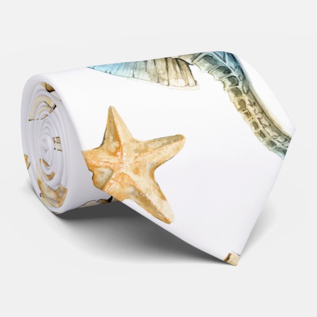 COASTAL WHITE TIE (Rolled)