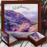 Coastal Yelapa 1620 Keepsake Box<br><div class="desc">Painting "Coastal Yelapa to Puerto 1620" Collection Hold your valuables in this beautiful, customised keepsake box. Made of lacquered wood, the jewellery box has soft felt that protects your jewellery and other collectibles. Personalise on the product page or click the "Customise" button for more design options. Designed from my painting...</div>